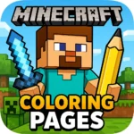 Minecraft coloring pages