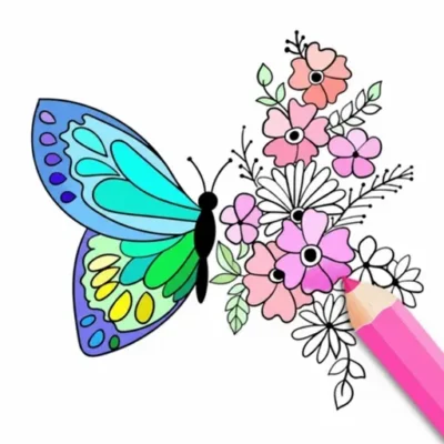 Floral Coloring pages