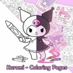 Kuromi - Coloring Pages