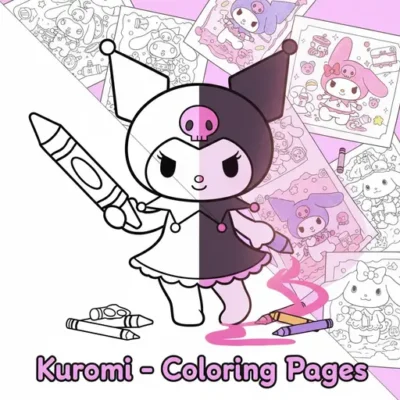 Kuromi - Coloring Pages