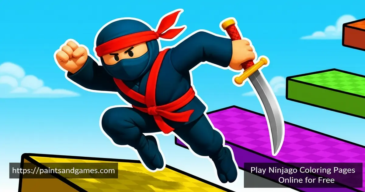 Ninjago Coloring Pages Online for Free