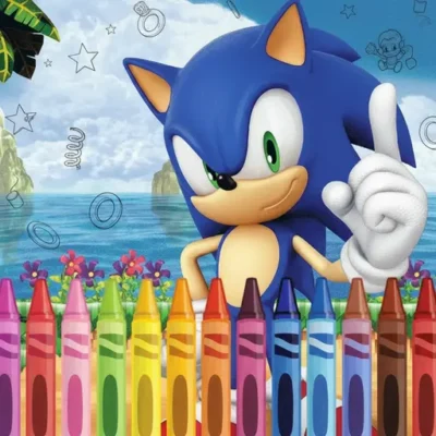 Sonic Coloring Pages